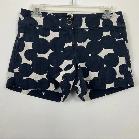 Ann Taylor Loft Circle Polka Dot Shorts Size 0‎ - Picture 1 of 7